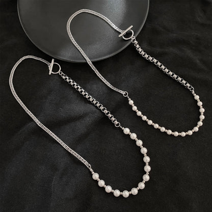 CHAIN PEARL NECKLACE