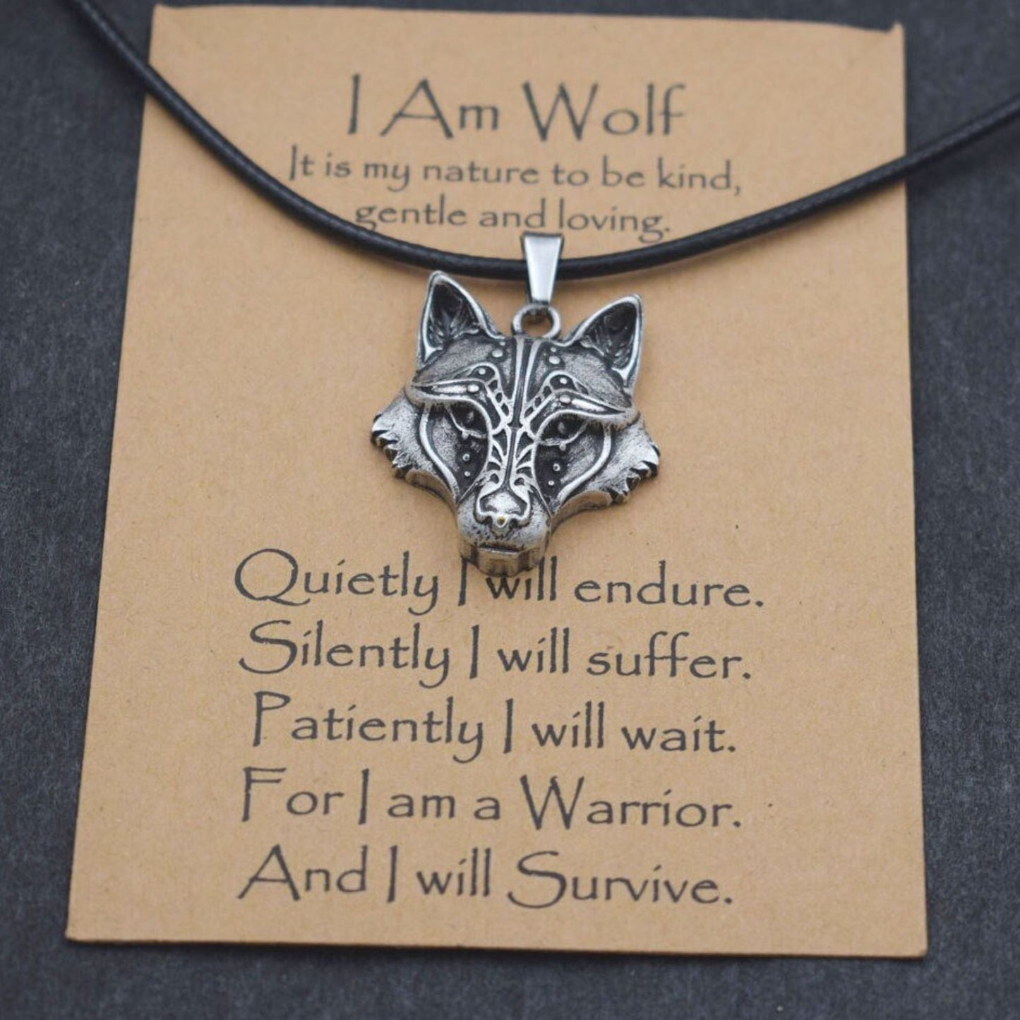 [$39 OFF] - "Alpha" Wolf Necklace - Low in Stock