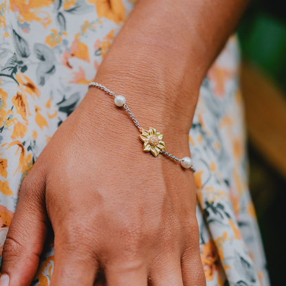 Blooming Sunflower Bracelet